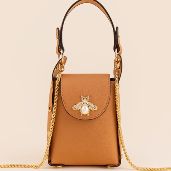 Francesca's Collections Handbags - Francesca's Becca Mini Bee Embellished Crossbody